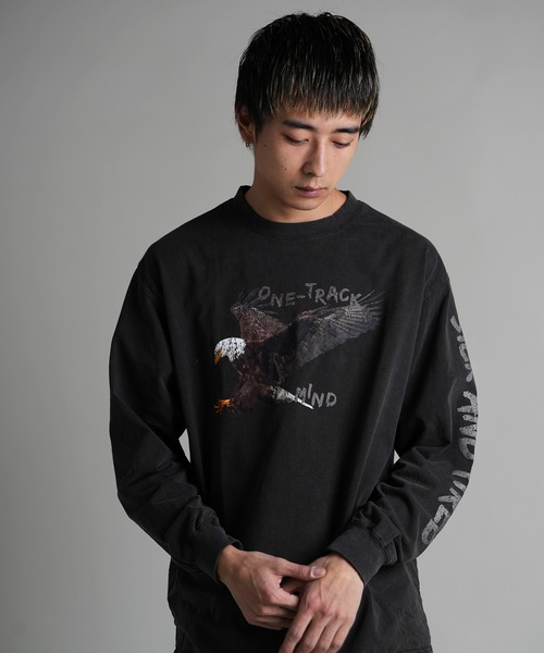 JACKROSE（ジャックローズ）の「JE-EAGLE LS TEE（Tシャツ/カットソー・メンズ・ブラック/レッド/ホワイト・M/L）」の14枚目の写真