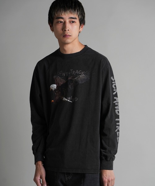 JACKROSE（ジャックローズ）の「JE-EAGLE LS TEE（Tシャツ/カットソー・メンズ・ブラック/レッド/ホワイト・M/L）」の10枚目の写真