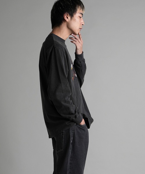 JACKROSE（ジャックローズ）の「JE-EAGLE LS TEE（Tシャツ/カットソー・メンズ・ブラック/レッド/ホワイト・M/L）」の9枚目の写真