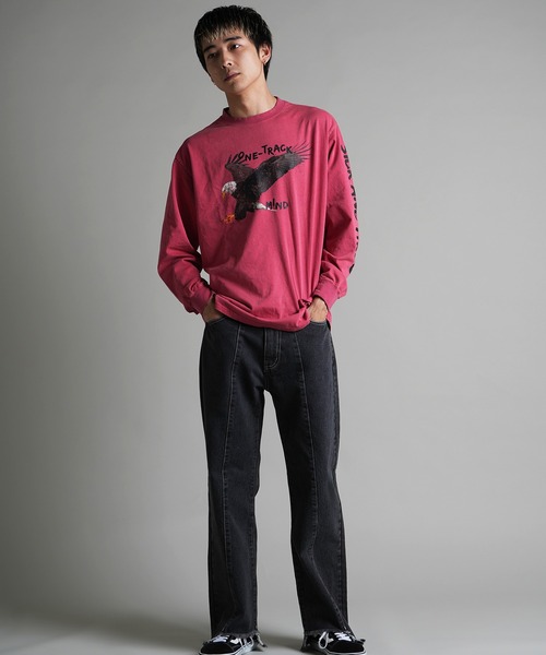 JACKROSE（ジャックローズ）の「JE-EAGLE LS TEE（Tシャツ/カットソー・メンズ・ブラック/レッド/ホワイト・M/L）」の22枚目の写真