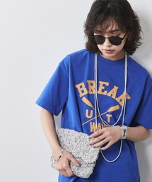 CHIC STYLE | 大きいサイズ ロゴプリントＴシャツ シックスタイル(Tシャツ/カットソー)