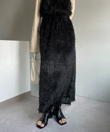CAPRICIEUX LE'MAGE | フェザーフリンジスカート(スカート)