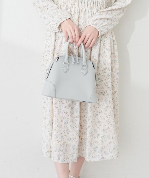 natural couture（ナチュラルクチュール）の「3WAYラインショルダー付きBAG（ショルダーバッグ・レディース・サックスブルー/グレイッシュベージュ/ブラック・FREE）」の15枚目の写真