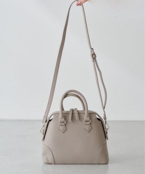 natural couture（ナチュラルクチュール）の「3WAYラインショルダー付きBAG（ショルダーバッグ・レディース・サックスブルー/グレイッシュベージュ/ブラック・FREE）」の16枚目の写真
