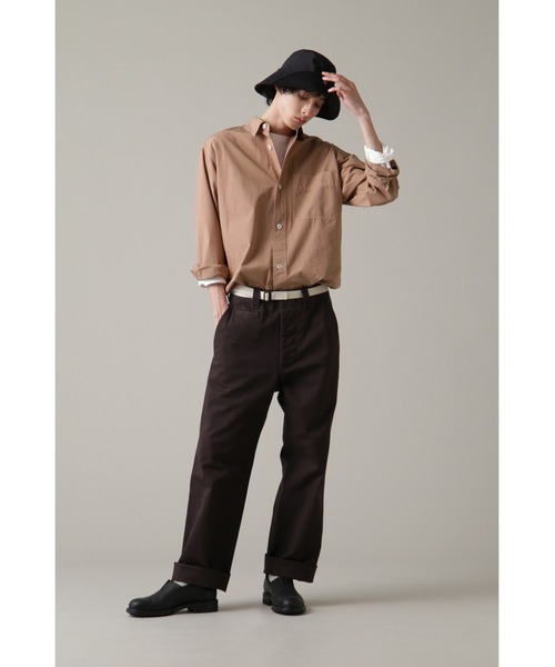 MHL.（エムエイチエル）の「COTTON NYLON RIPSTOP（ハット・メンズ・ベージュ/ブラック・FREE）」の9枚目の写真