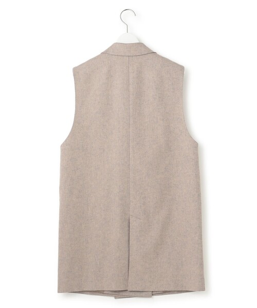 23区（ニジュウサンク）の「【セットアップ対応】リネン ミックスツイード ジレ（その他アウター・レディース・ベージュ系・38）」の9枚目の写真