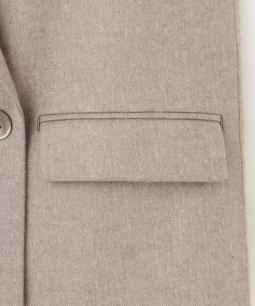 23区（ニジュウサンク）の「【セットアップ対応】リネン ミックスツイード ジレ（その他アウター・レディース・ベージュ系・38）」の13枚目の写真