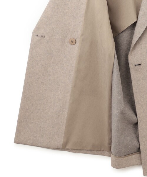 23区（ニジュウサンク）の「【セットアップ対応】リネン ミックスツイード ジレ（その他アウター・レディース・ベージュ系・38）」の14枚目の写真