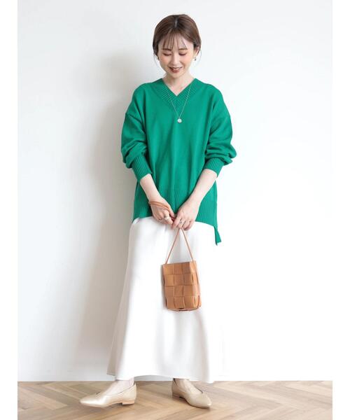 中古　ゴルフィッカーズ Vネック プルオーバー カーキ（Ｌ） Vネック カレッジニット プルオーバー [全3色] – muta Online Store