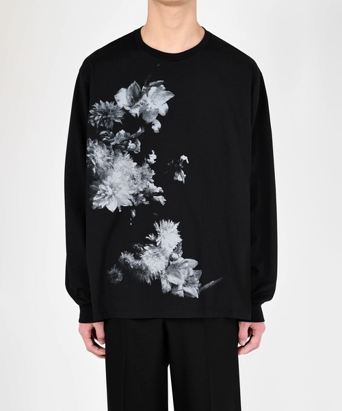 LAD MUSICIAN(ラッドミュージシャン)の「LONG SLEEVE BIG T-SHIRT(Tシャツ/カットソー・メンズ・ブラック/ホワイト・44/46/42)」の4枚目の写真