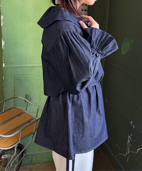 kutir（クティール）の「アソートリボンボレロ（カーディガン/ボレロ・レディース・インディゴブルー/チャコールグレー/ブラック/オフホワイト・FREE）」の20枚目の写真