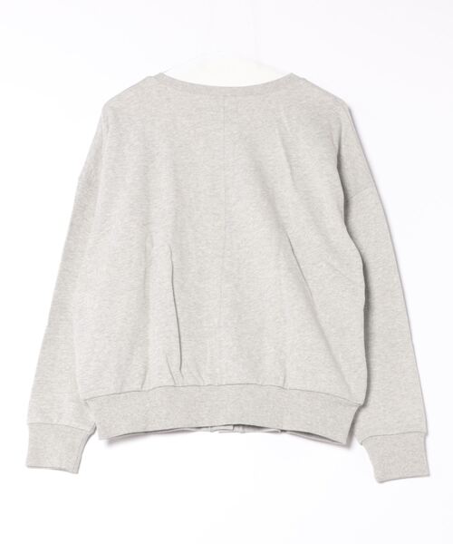 BACK NUMBER（バックナンバー）の「【BACK NUMBER】プリントスウェットカーディガン（カーディガン/ボレロ・レディース・グレー/ネイビー・S/M/L）」の3枚目の写真