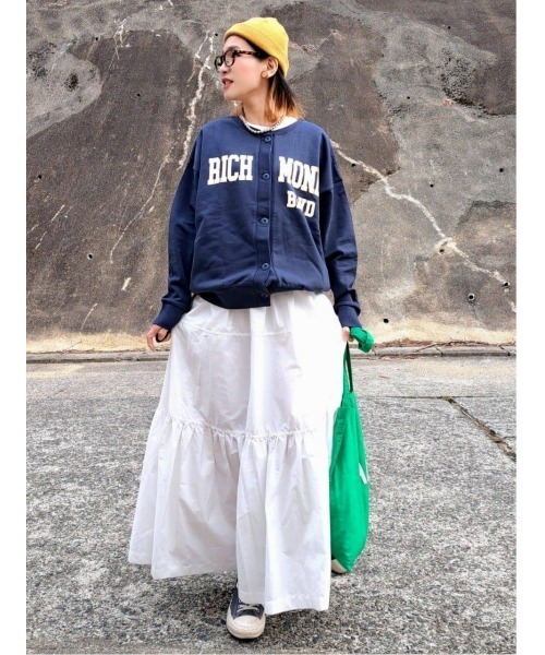 BACK NUMBER（バックナンバー）の「【BACK NUMBER】プリントスウェットカーディガン（カーディガン/ボレロ・レディース・グレー/ネイビー・S/M/L）」の13枚目の写真