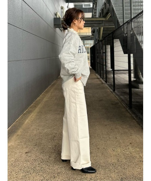 BACK NUMBER（バックナンバー）の「【BACK NUMBER】プリントスウェットカーディガン（カーディガン/ボレロ・レディース・グレー/ネイビー・S/M/L）」の15枚目の写真