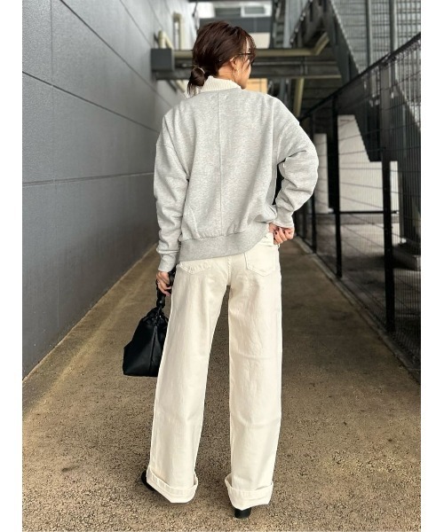 BACK NUMBER（バックナンバー）の「【BACK NUMBER】プリントスウェットカーディガン（カーディガン/ボレロ・レディース・グレー/ネイビー・S/M/L）」の14枚目の写真