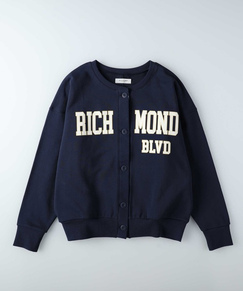 BACK NUMBER（バックナンバー）の「【BACK NUMBER】プリントスウェットカーディガン（カーディガン/ボレロ・レディース・グレー/ネイビー・S/M/L）」の9枚目の写真