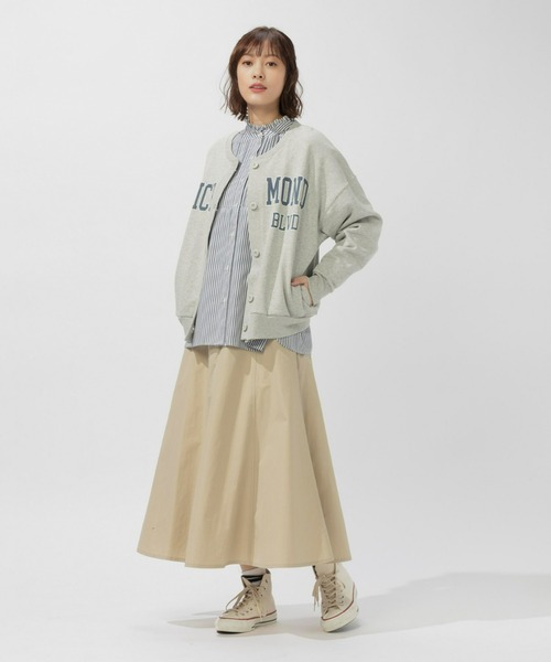 BACK NUMBER（バックナンバー）の「【BACK NUMBER】プリントスウェットカーディガン（カーディガン/ボレロ・レディース・グレー/ネイビー・S/M/L）」の17枚目の写真