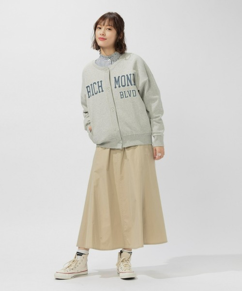 BACK NUMBER（バックナンバー）の「【BACK NUMBER】プリントスウェットカーディガン（カーディガン/ボレロ・レディース・グレー/ネイビー・S/M/L）」の20枚目の写真