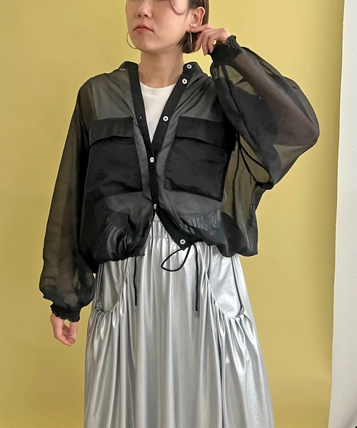 土日限定セール！　新品　LHELBIE レルビエ　シアーシャーリングブルゾン 新品タグ付き】レルビエ LHELBIEのシアーシャーリングブル