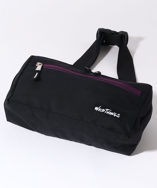 WILD THINGS（ワイルドシングス）の「【WILD THINGS/ワイルドシングス】DELFY fabric ワンポイントロゴ スクエア型ボディウエストバッグ（ボディバッグ/ウエストポーチ・メンズ・ブラック/パープル/レッド/ターコイズブルー・FREE）」の17枚目の写真