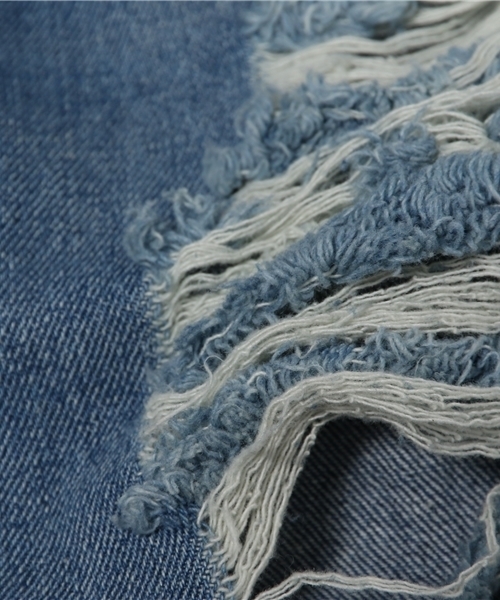 CIAOPANIC（チャオパニック）の「【Ciaopanic】　5PKクラッシュワイドデニムPTS（デニムパンツ・レディース・インディゴブルー・SMALL/MEDIUM）」の13枚目の写真