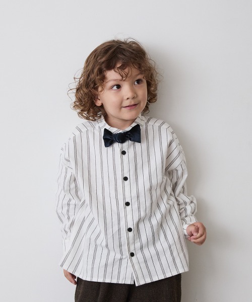 ベルベット蝶ネクタイ（ボタン取り外しシャツ対応）（蝶ネクタイ