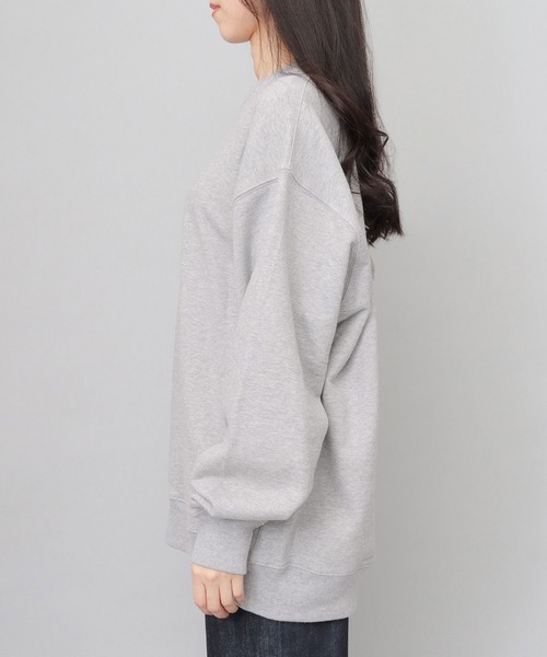 Acka loose sweat ルーズスウェット トレーナー グレー Acka loose