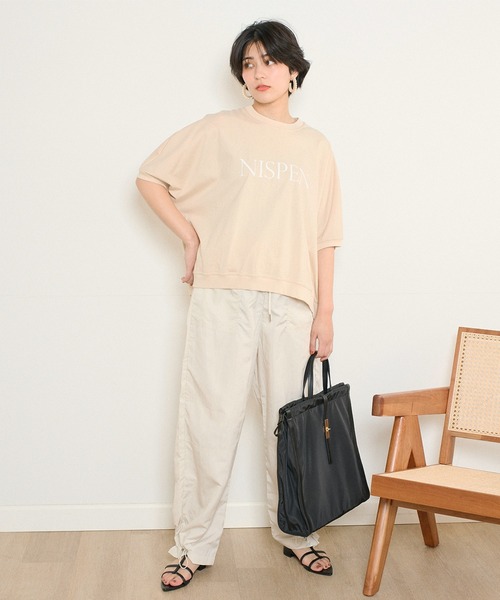 INED CLARO（イネドクラロ）の「ナイロントートバッグ（トートバッグ・レディース・ベージュ/ブラック・フリー）」の10枚目の写真