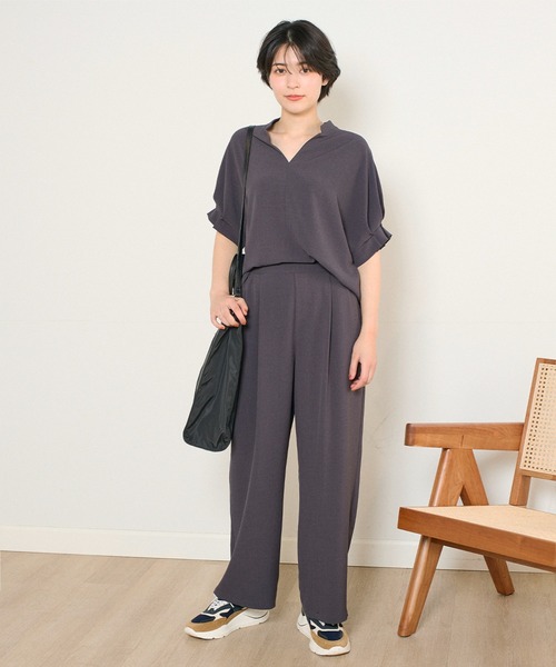 INED CLARO（イネドクラロ）の「ナイロントートバッグ（トートバッグ・レディース・ベージュ/ブラック・フリー）」の11枚目の写真