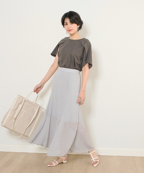 INED CLARO（イネドクラロ）の「ナイロントートバッグ（トートバッグ・レディース・ベージュ/ブラック・フリー）」の20枚目の写真