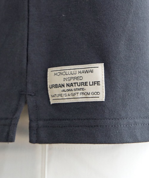 ikka(イッカ)の「【親子コーデ】URBAN NATURE LIFE ロゴプリントTシャツ(Tシャツ/カットソー・メンズ・ホワイト/ネイビー/ピンク/ミント・M/L/XL/S)」の11枚目の写真