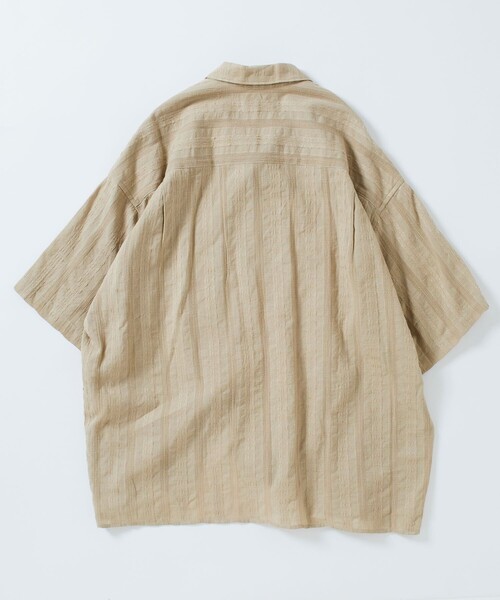 FREAK'S STORE(フリークスストア)の「限定展開 リラックスフィット 総柄 ジャガード オープンカラーシャツ(シャツ/ブラウス・メンズ・ホワイト/ブラウン/ベージュ/ブラック・SMALL/MEDIUM/LARGE)」の20枚目の写真