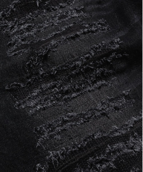 F-LAGSTUF-F(フラグスタフ)の「F-LAGSTUF-F/フラグスタフ/BORO BAGGIE DENIM PANTS(デニムパンツ・メンズ・その他4/ブラック・L/M)」の9枚目の写真