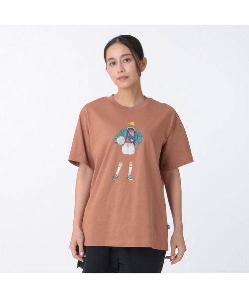 NEW BALANCE（ニューバランス）の「New Balance Basketball Style Tshirt（ニューバランス バスケットボール スタイル ティーシャツ）（Tシャツ/カットソー・メンズ・ブラウン/ネイビー・X-LARGE/LARGE/MEDIUM）」の6枚目の写真