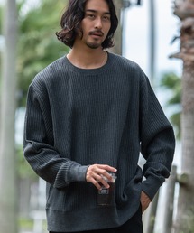 『JEMORGAN LONG JOHNS/ジェーイーモーガンロングジョーンズ』ビッグシルエットビッグワッフルクルー長袖Tシャツ【+】
