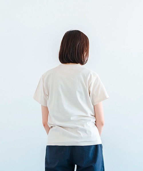 DO Original(ドー オリジナル)の「Tシャツ カマンベールチーズ 7/7 Sサイズ(Tシャツ/カットソー・レディース・ベージュ/ホワイト・SMALL)」の4枚目の写真