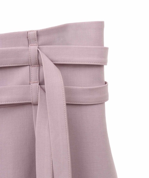 31 Sons de mode（トランテアン　ソン　ドゥ　モード）の「ダブルベルトワイドパンツ（その他パンツ・レディース・ブラック/ピンク/ベージュ・36/38）」の22枚目の写真