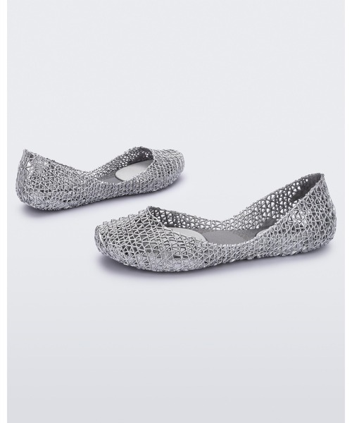 melissa（メリッサ）の「MELISSA CAMPANA PAPEL AD（バレエシューズ・レディース・ブラック/ピンク/シルバー・35-36/37/38/39/40/41-42）」の13枚目の写真