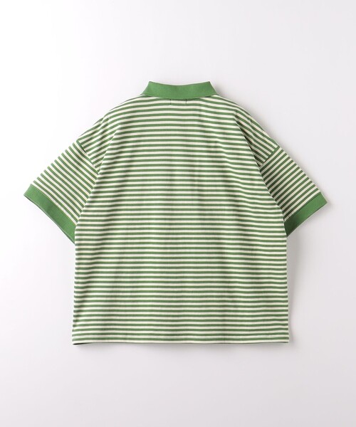 green label relaxing(グリーンレーベルリラクシング)の「TJ ボーダー ポロシャツ 140cm-160cm(ポロシャツ・キッズ・ネイビー/ケリー・160cm/140cm/150cm)」の6枚目の写真