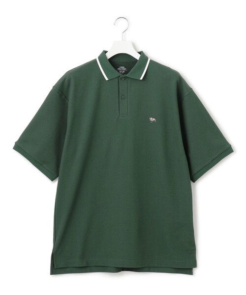 J.PRESS YORK STREET(ジェイプレスヨークストリート)の「【UNISEX】ブルドック ワンポイント ポロシャツ(ポロシャツ・メンズ・ピンク系/ライトグレー系/ホワイト系/ダークグリーン系/ネイビー系/グレー系・MEDIUM/SMALL/LARGE)」の4枚目の写真