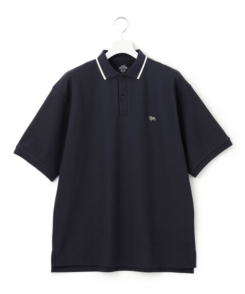 J.PRESS YORK STREET(ジェイプレスヨークストリート)の「【UNISEX】ブルドック ワンポイント ポロシャツ(ポロシャツ・メンズ・ピンク系/ライトグレー系/ホワイト系/ダークグリーン系/ネイビー系/グレー系・MEDIUM/SMALL/LARGE)」の5枚目の写真