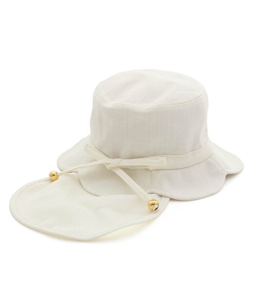 apres les cours(アプレレクール)の「【UVカット】スカラップアウトドアハット(ハット・キッズ・ラベンダー/アイボリー・50/54/58)」の7枚目の写真