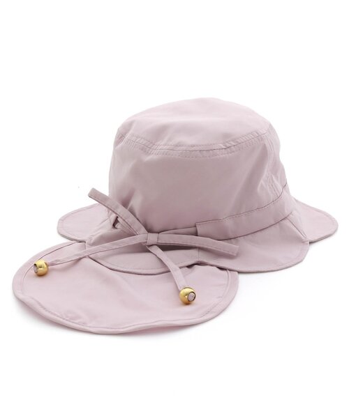 apres les cours(アプレレクール)の「【UVカット】スカラップアウトドアハット(ハット・キッズ・ラベンダー/アイボリー・50/54/58)」の11枚目の写真