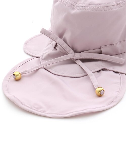 apres les cours(アプレレクール)の「【UVカット】スカラップアウトドアハット(ハット・キッズ・ラベンダー/アイボリー・50/54/58)」の16枚目の写真