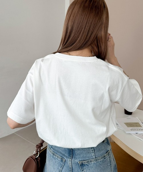 DISCOAT(ディスコート)の「【WEB限定】サマースーベニアプリントTシャツ(Tシャツ/カットソー・レディース・チャコールグレー/オフホワイト/ベージュ・FREE)」の15枚目の写真