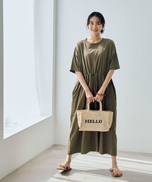 coen（コーエン）の「【WELLTECT】ドロストワンピース（ワンピース・レディース）」