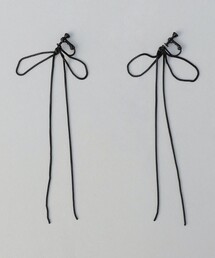 リボンロングチェーンイヤリング