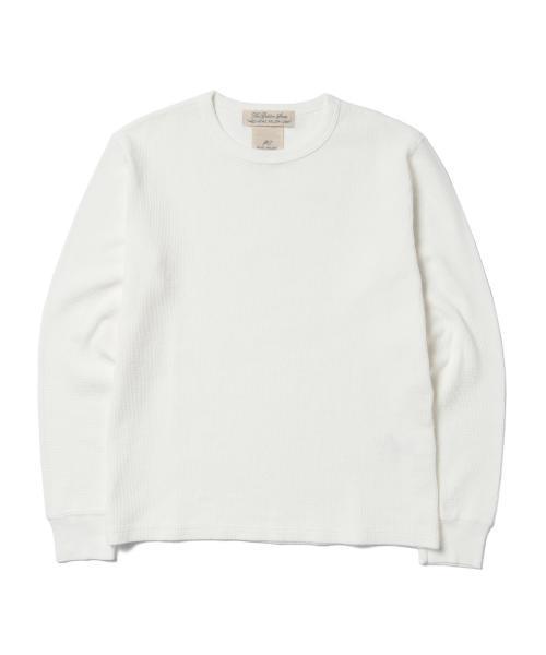 BEAMS PLUS（ビームスプラス）の「REMI RELIEF×BEAMS PLUS / 別注 サーマル L/S Tee（Tシャツ/カットソー・メンズ・オフホワイト/グレー・MEDIUM/X-LARGE/SMALL/LARGE）」の2枚目の写真