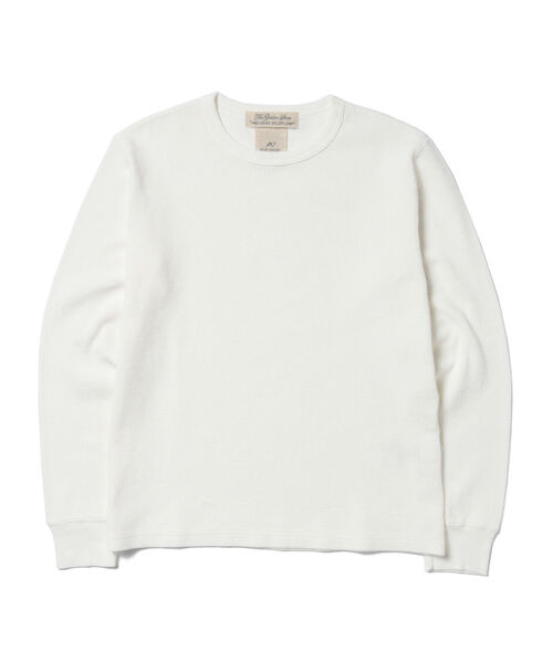 BEAMS PLUS（ビームスプラス）の「REMI RELIEF×BEAMS PLUS / 別注 サーマル L/S Tee（Tシャツ/カットソー・メンズ・オフホワイト/グレー・MEDIUM/X-LARGE/SMALL/LARGE）」の5枚目の写真