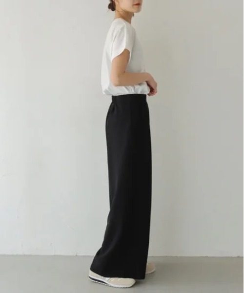 PREFERIR（プレフェリール）の「セルフカットパンツ（その他パンツ・レディース・ブラック/グリーン・MEDIUM）」の8枚目の写真